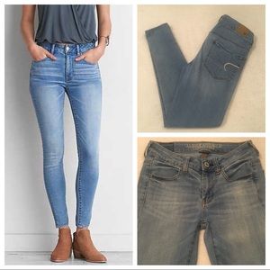 American Eagle ankle skinny jeans Sz 2